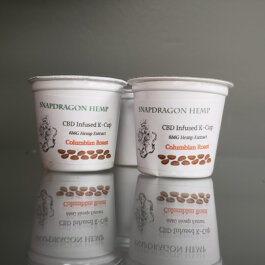 Snapdragon Hemp 8mg CBD Infused Columbian Roast Coffee K-Cups