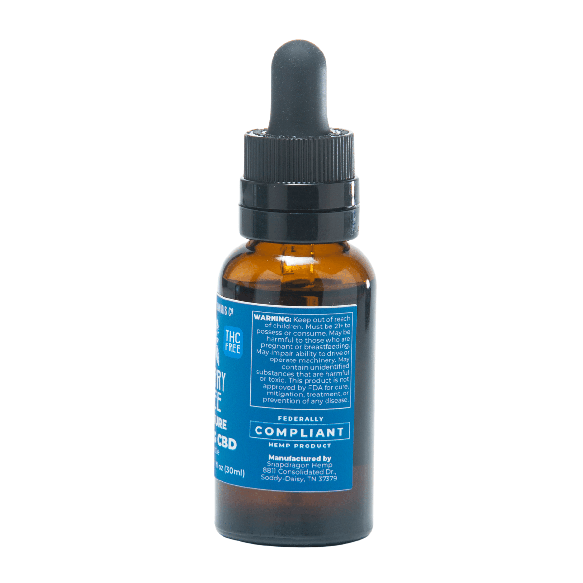 Worry Free Broad Spectrum Tincture 1750mg/3500mg - Snapdragon Hemp