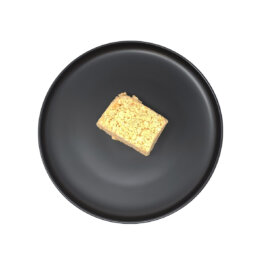 Snapdragon Hemp Delta 8 Cereal Treats 40mg Rice Krispie On Black Plate