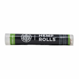 single tube of frosted lime pre-roll