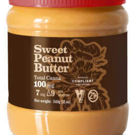 spread delta 9 peanut butter jar