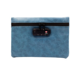 Firedog Bags - Locking Pencil Bag - Blue