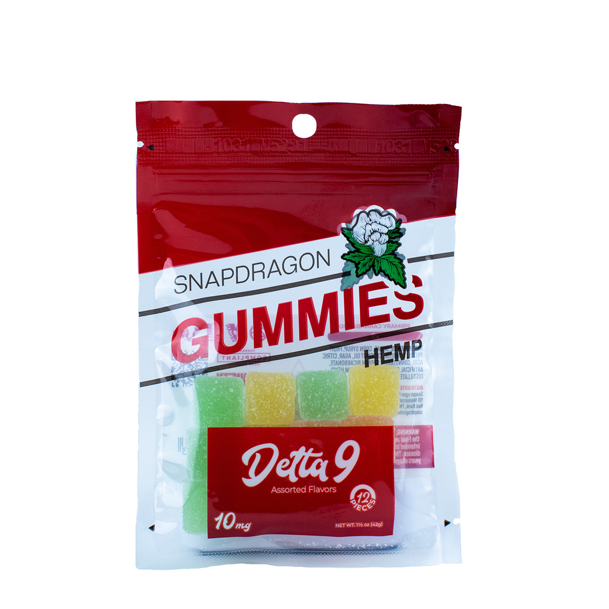 Delta9 THC Live Resin Infused Gummies 10mg D9, or 30mg D9 and CBD