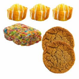 Lemon Bites, Fruity Treat, Cookies