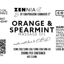 Massage Oil - 4oz - Orange Spearmint@3x