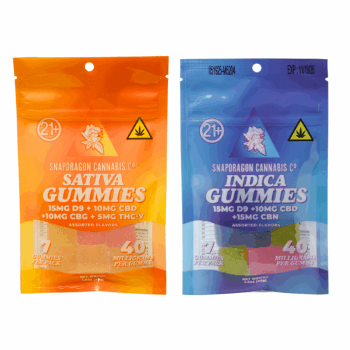Indica Sativa gummies