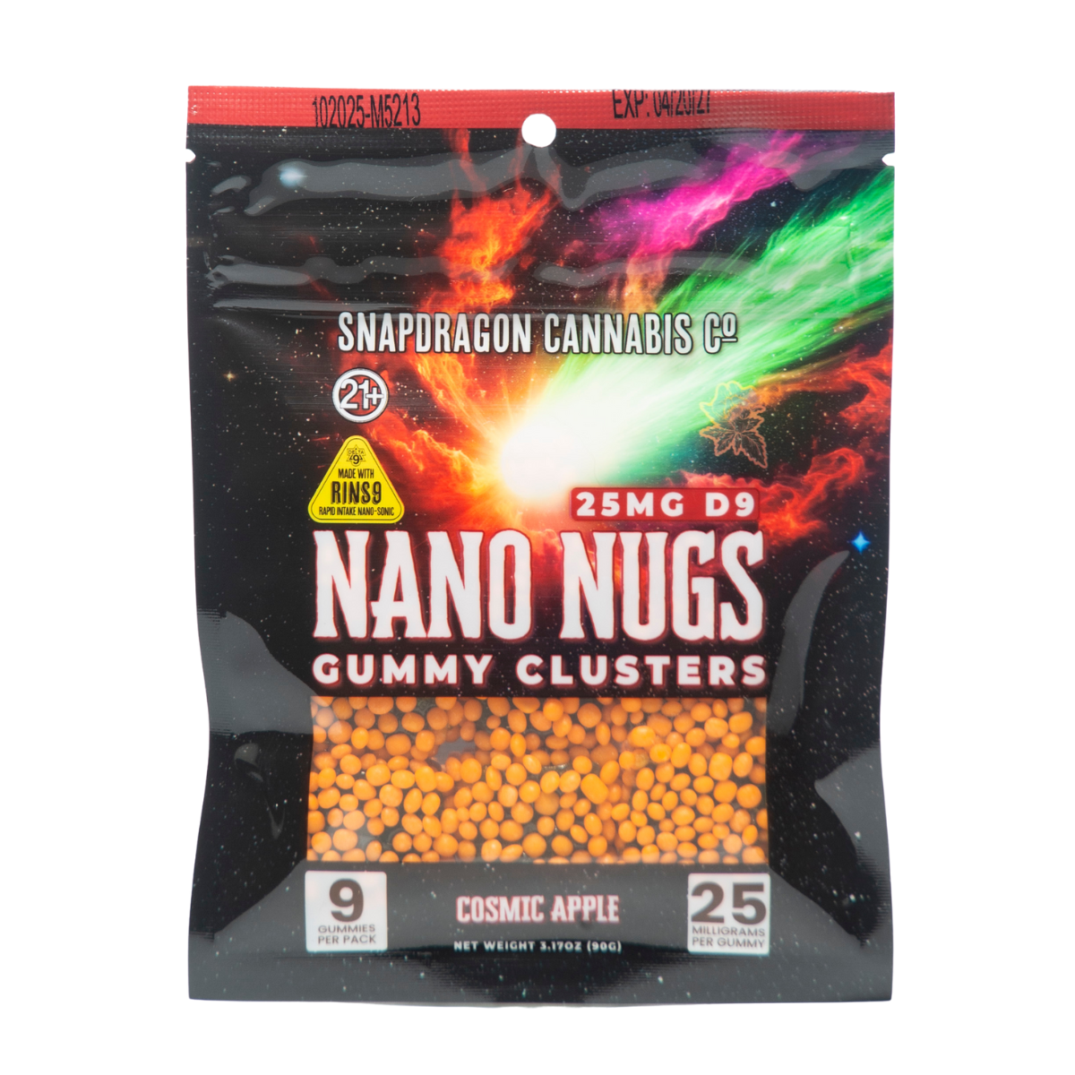 Delta-9 THC RINS9 Nano Nug Gummy Clusters - Snapdragon Hemp