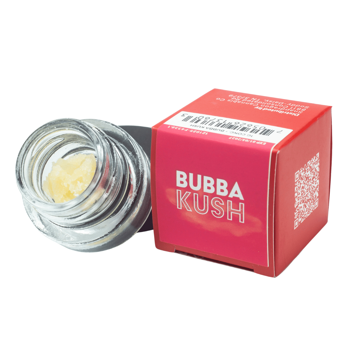 THCA Live Resin Concentrate – Bubba Kush Crumble (Indica), Weight: – 1g
